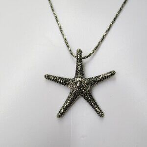 925 Silver Starfish Necklace